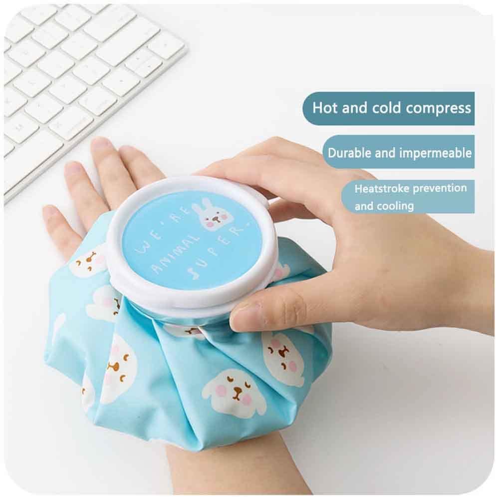 Reusable Hot & Cold Compress Ice Bag with Leak-Resistant Cap